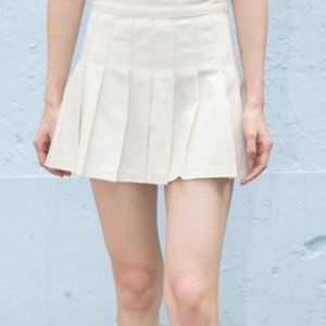White Brandy Mellville Tennis Skirt